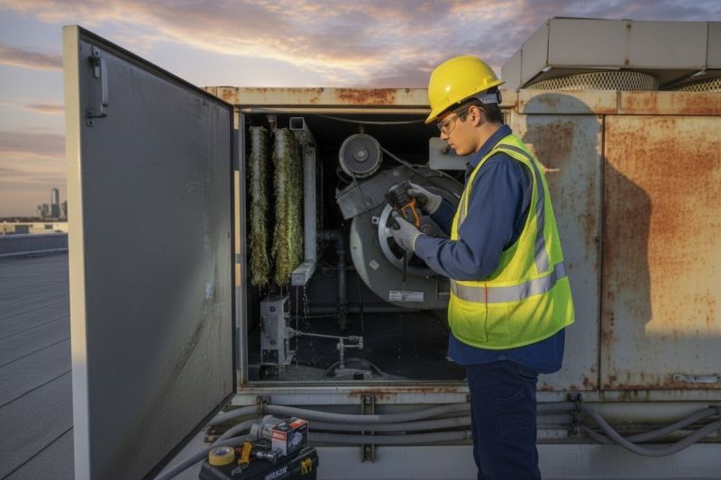 Evaporative Cooler Installation